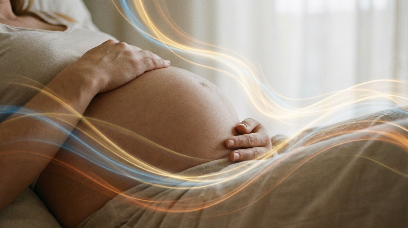 Séance d'ostéopathie prénatale – mobilisation douce du bassin pour préparer l'accouchement