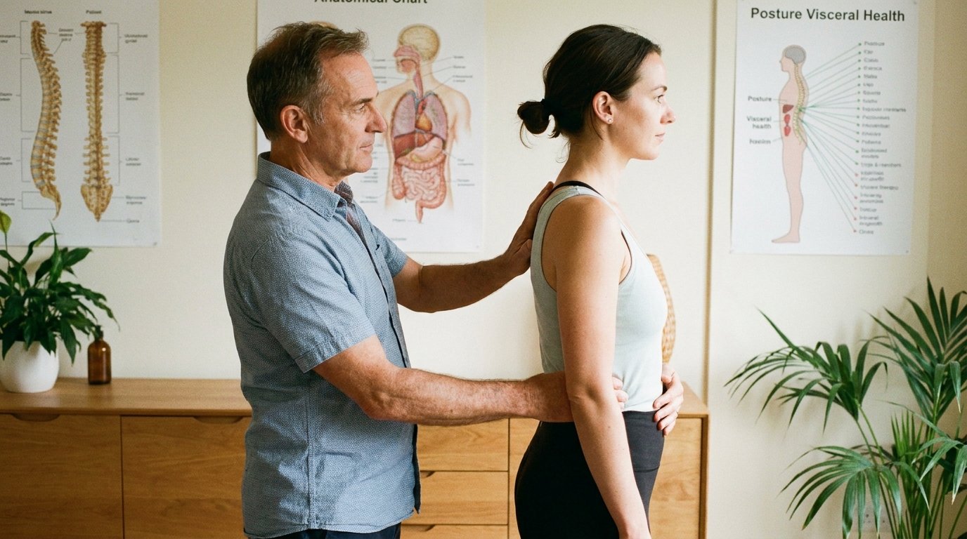 Alexis Janson ostéopathe Sevran — techniques ostéopathie viscérale abdomen diaphragme